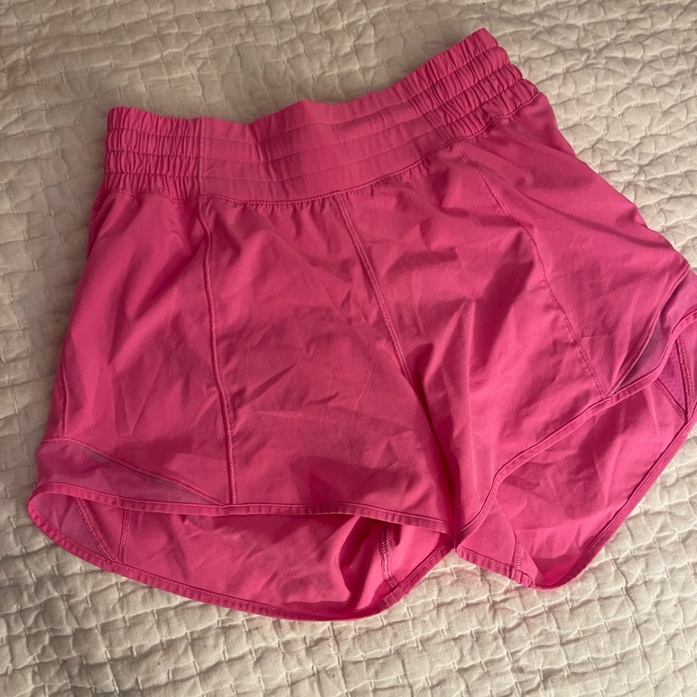Women's Pink Athletic Shorts Lululemon